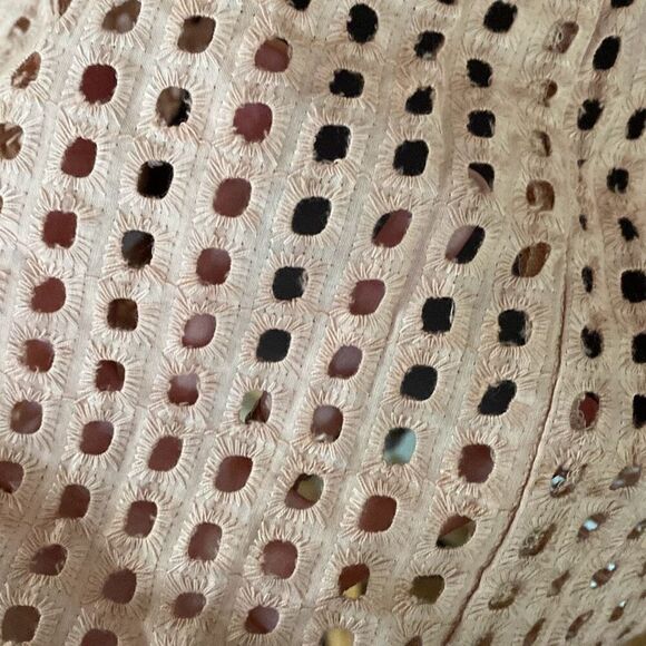 NWT ASOS maternity shirt size 14 blush color long sleeved smocked top mock neck - Picture 7 of 12